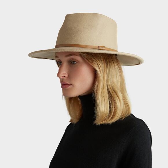 Tilley Jasper Wool Hat Bone Cream Tan 100% Wool Felt NWT Size M - Picture 1 of 15